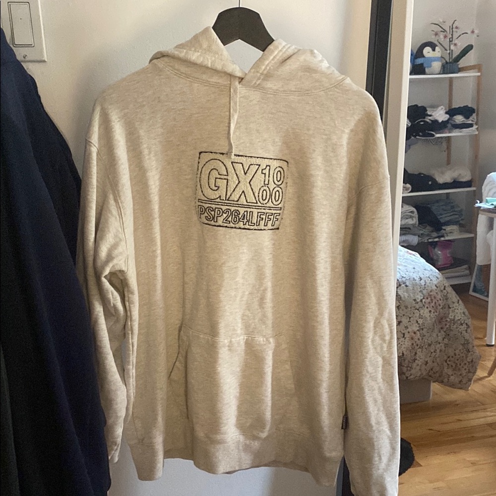 Gx1000 Men's Cream Hoodie